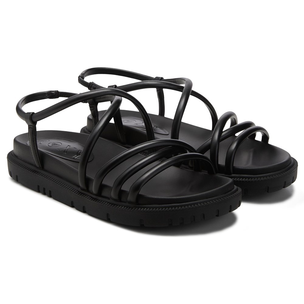 Roxy Black Strappy Sandals